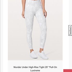 LuLulemon Wunder Under Full Luxtreme 25”